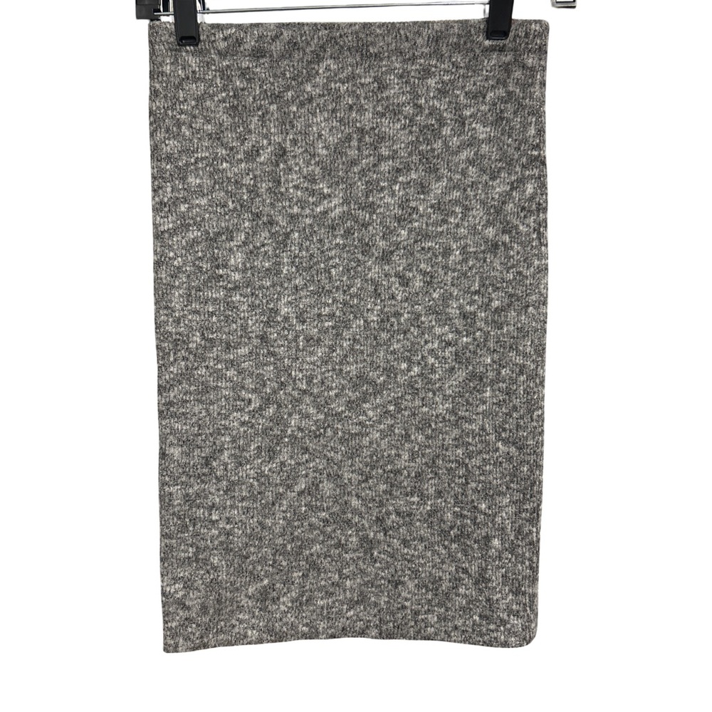 Express Charcoal Knit Pencil Skirt